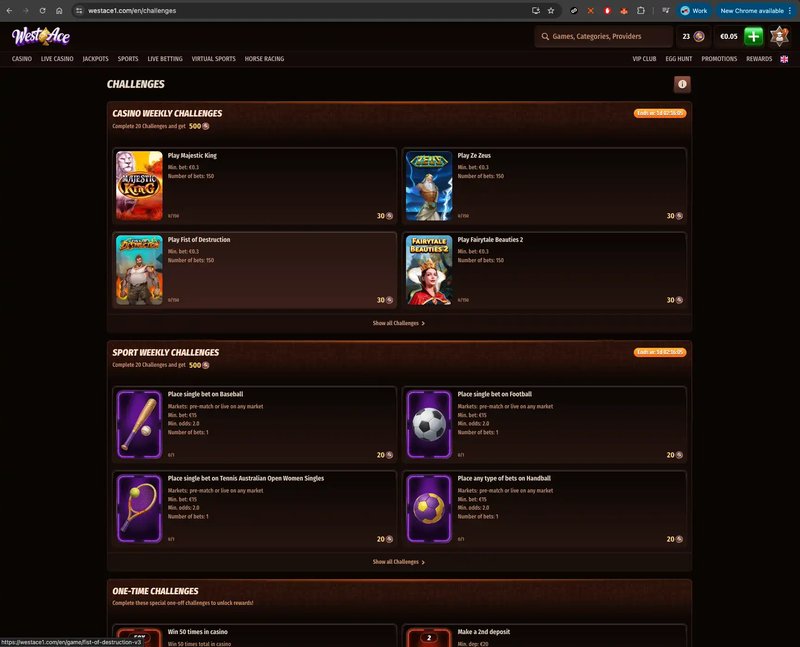 West ace casino in United Kingdom